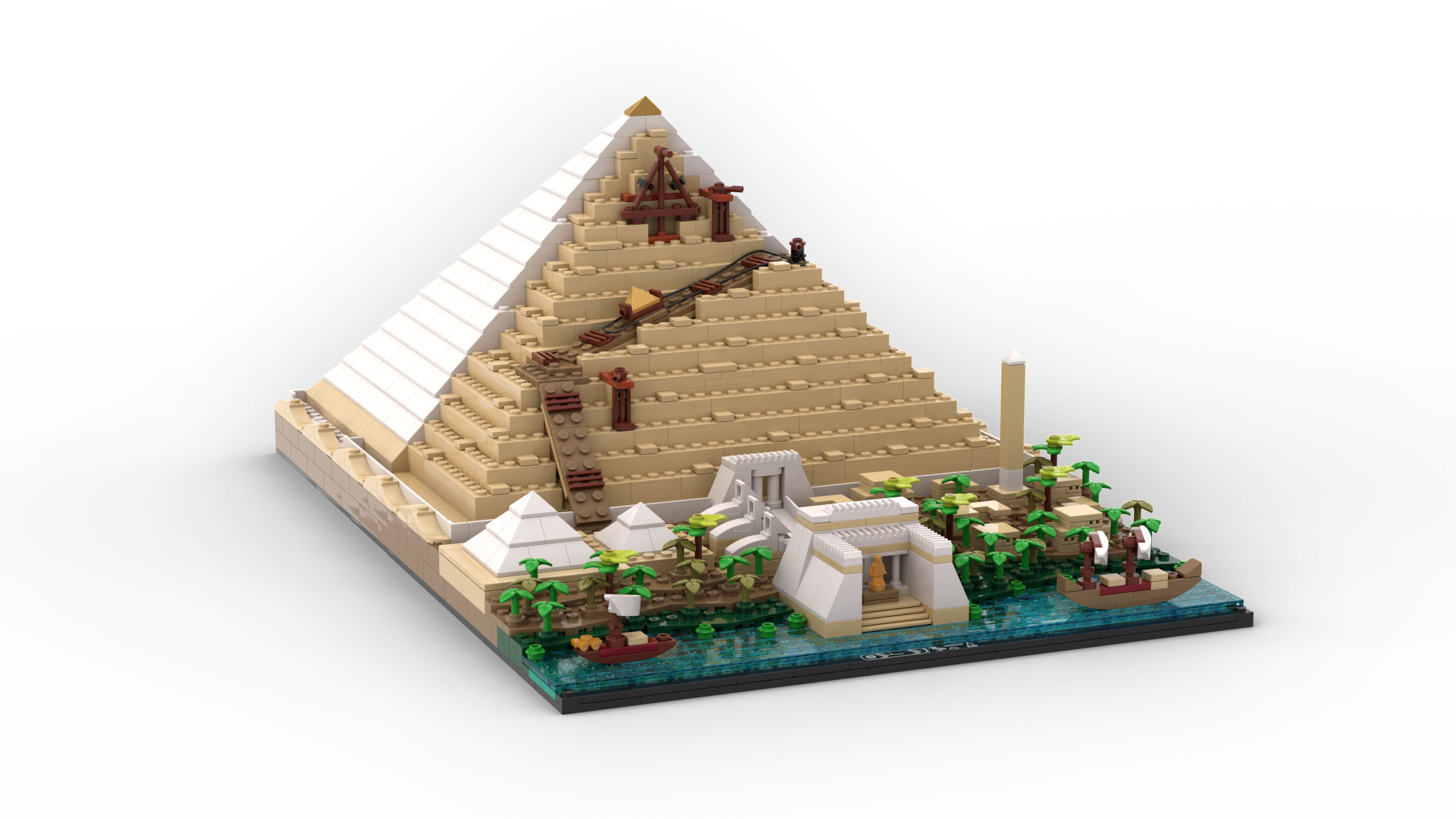 Architecture - La Grande Pyramide de Gizeh - LEGO