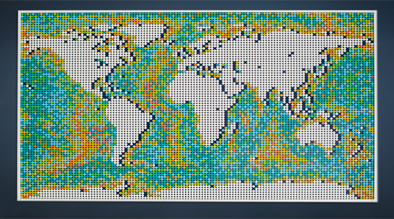 LEGO Art 31203 : La carte du monde 