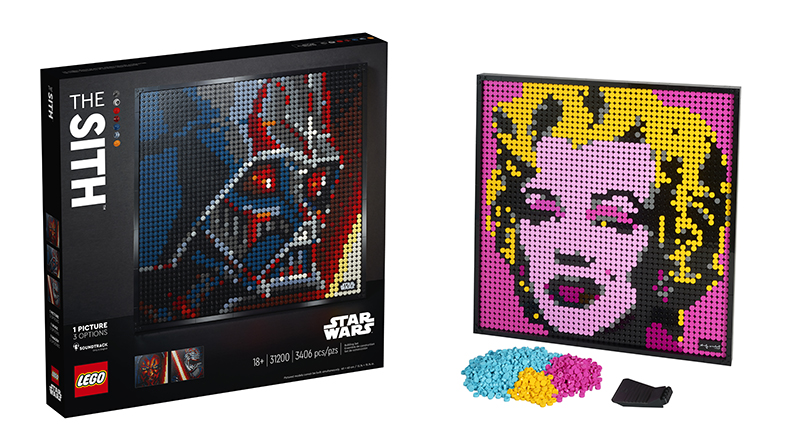 LEGO Art to launch with Star Wars, Marvel, Marilyn Monroe and the Beatles