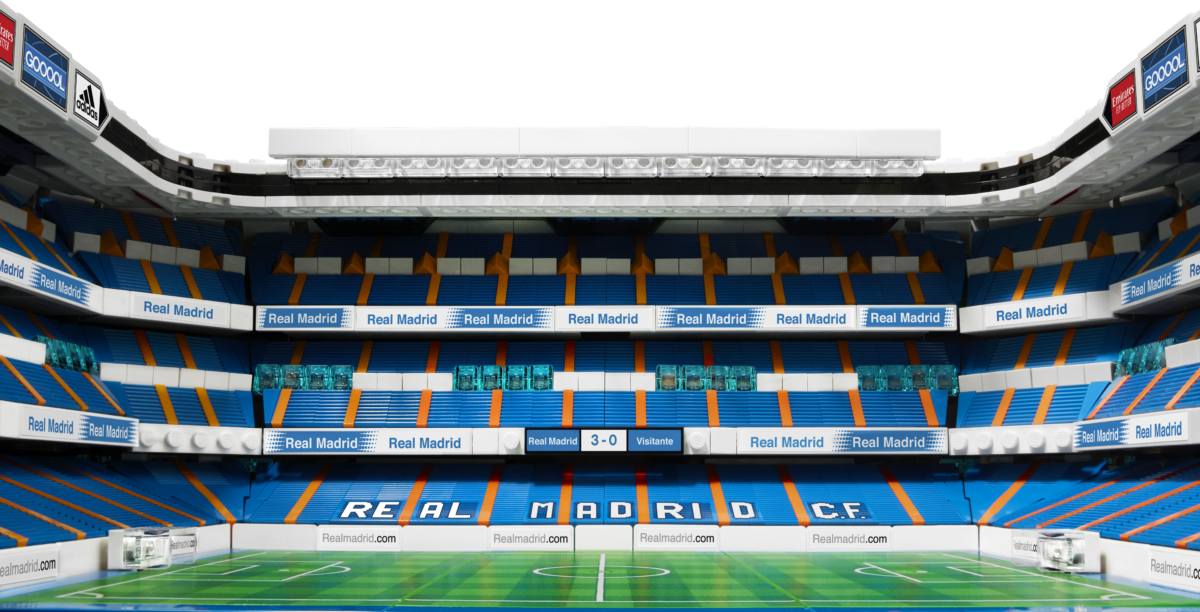 Así es el coleccionable del Real Madrid y el Santiago Bernbéu de LEGO
