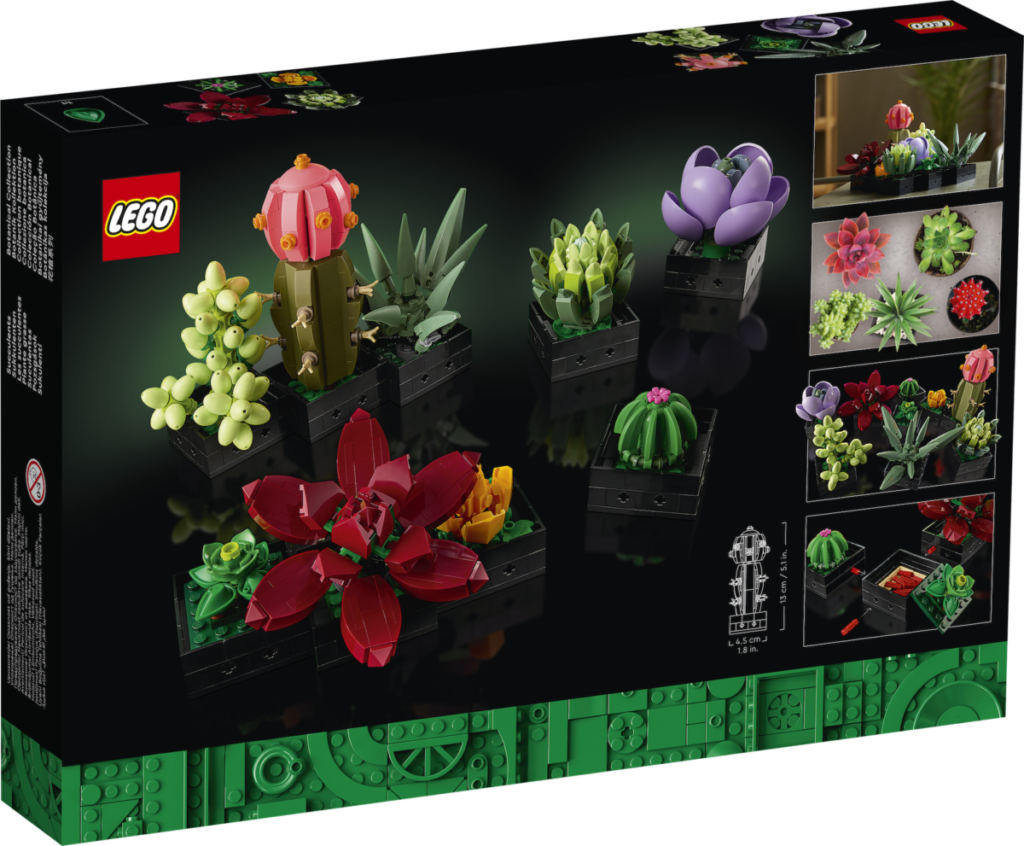 I dettagli in LEGO 10311 Orchidea si estendono alla stampa esclusiva