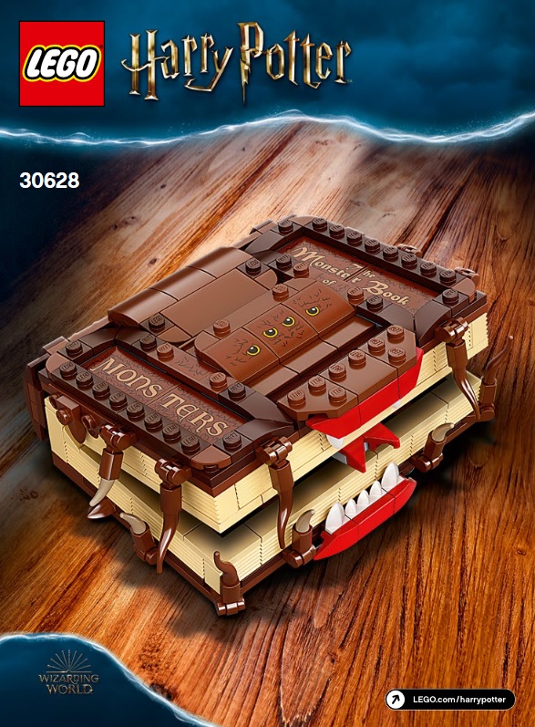LEGO Harry Potter 30628 The Monster Book of Monsters officially revealed