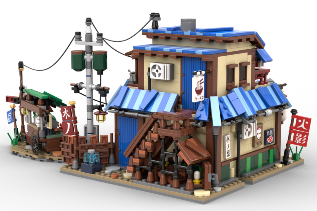 Lego Naruto - Ichiraku Ramen Shop - Naruto Uzumaki