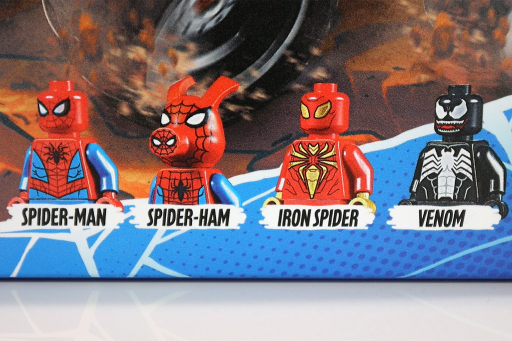 LEGO Marvel Spider-Man 76151 Venomosaurus Ambush set includes Spider-Ham  minifigure