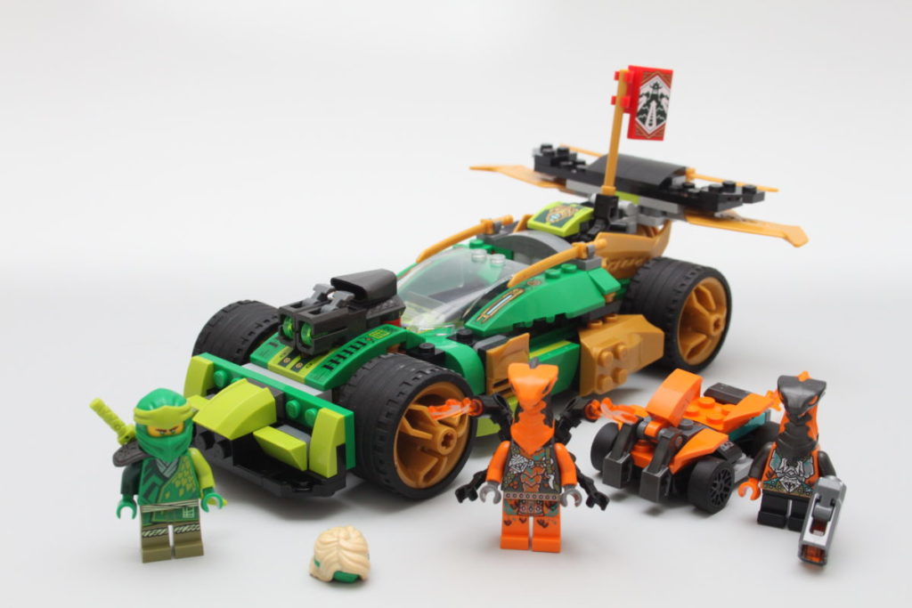 Lego Ninjago Lloyds Race Car Evo 71763 Building Kit Featuring A Ninja