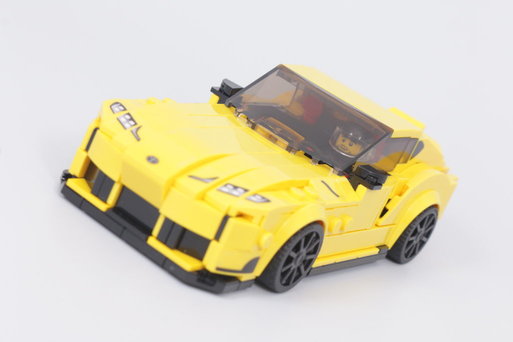 This full-scale LEGO Toyota GR Supra replica has a top speed of 28 km/h 