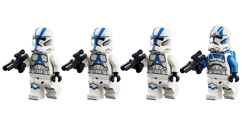 all 501st clone troopers