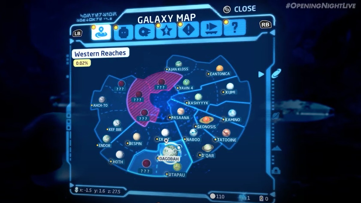 star wars saga maps