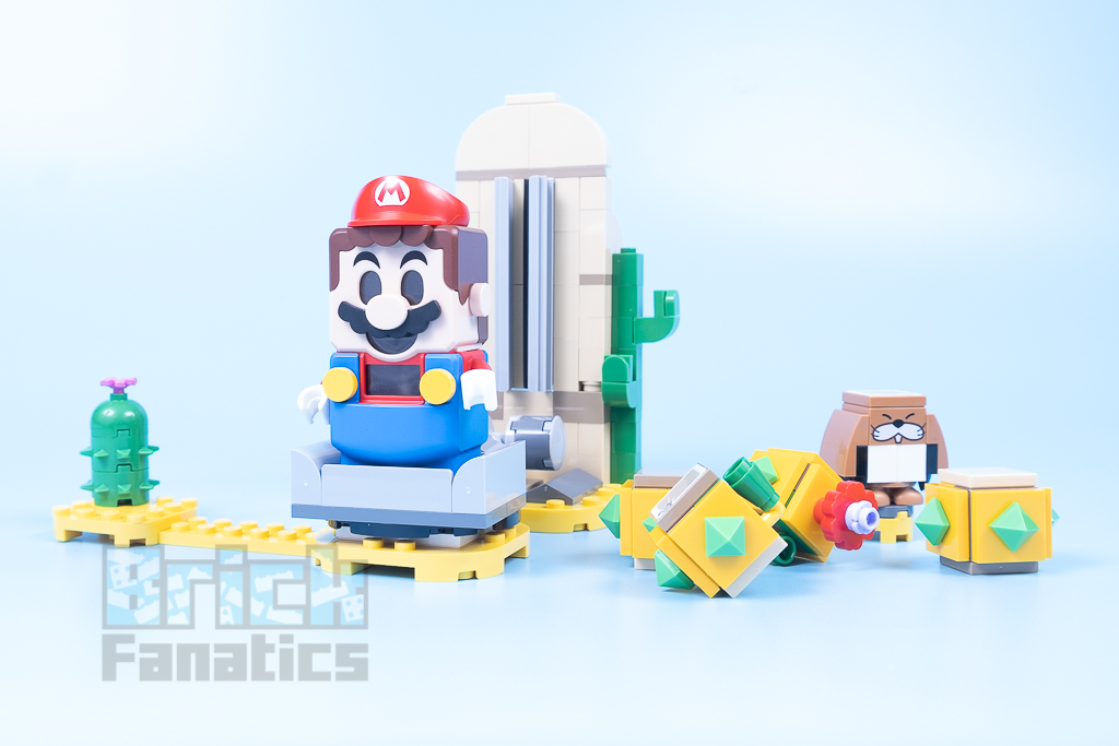 Designer Lego Super Mario Poki from the desert. Additional set of art. 71363
