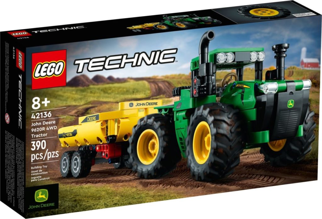 LEGO Technic 42136 John Deere 9620R 4WD Tractor revealed