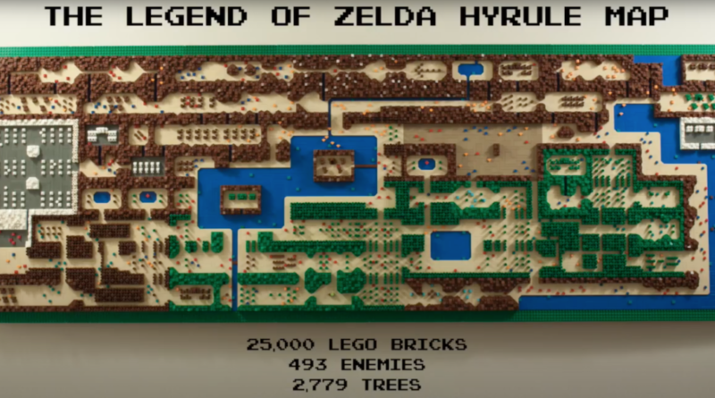 the legend of zelda nes map