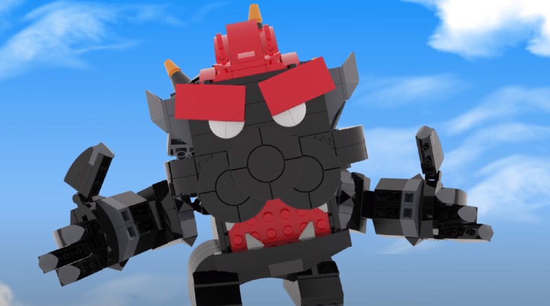 Check out a custom LEGO Super Mario Bowser's Fury model