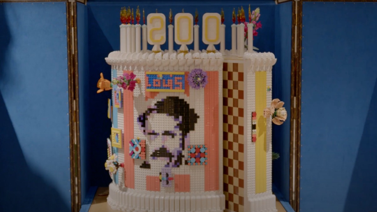 Fashion house LEGO x Louis Vuitton 200th birthday cake