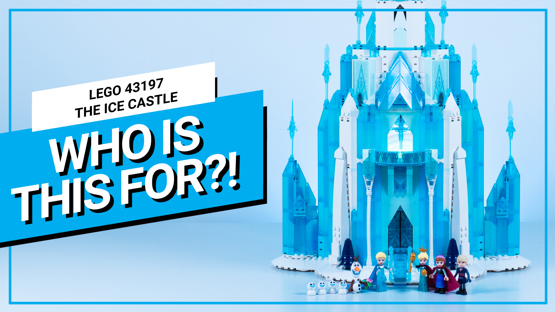LEGO 43197 Le château de glace (Princess) (Frozen 2) (La Reine des Neiges)  (Disney)