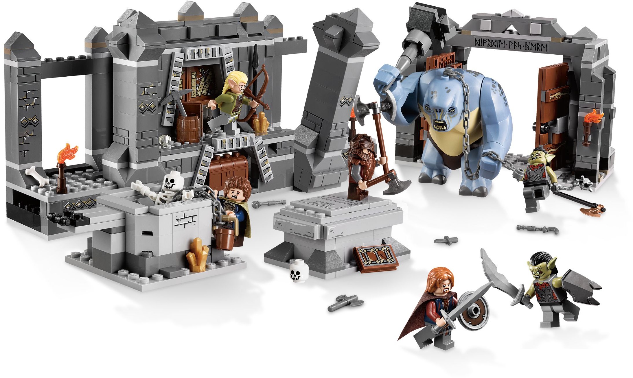 Il Signore degli anelli Lego: immagini e poster di Gollum, Aragorn, Frodo e  Legolas