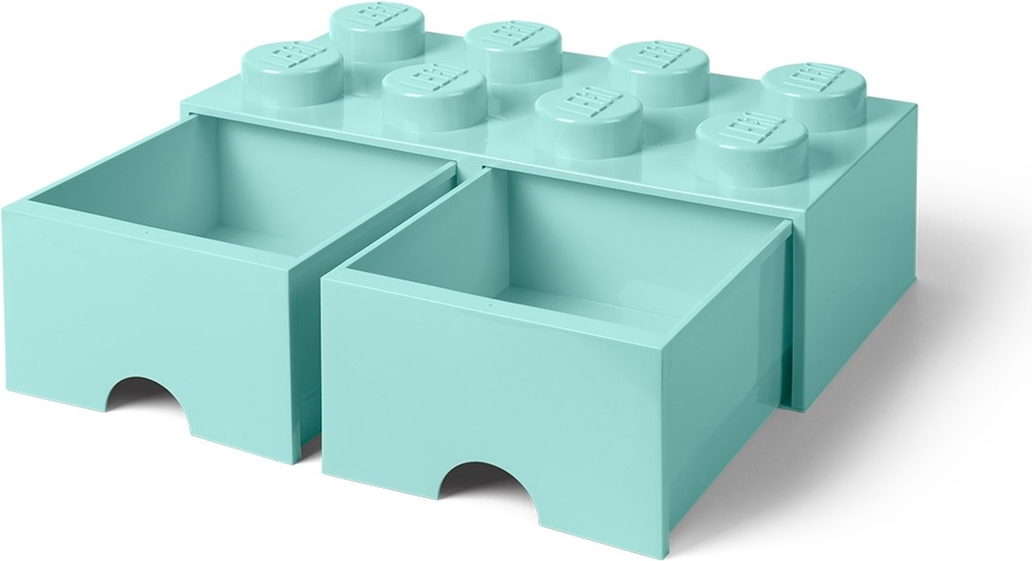 5006182 LEGO 8 Stud Aqua Light Blue Storage Brick Drawer LEGO Set, Deals &  Reviews