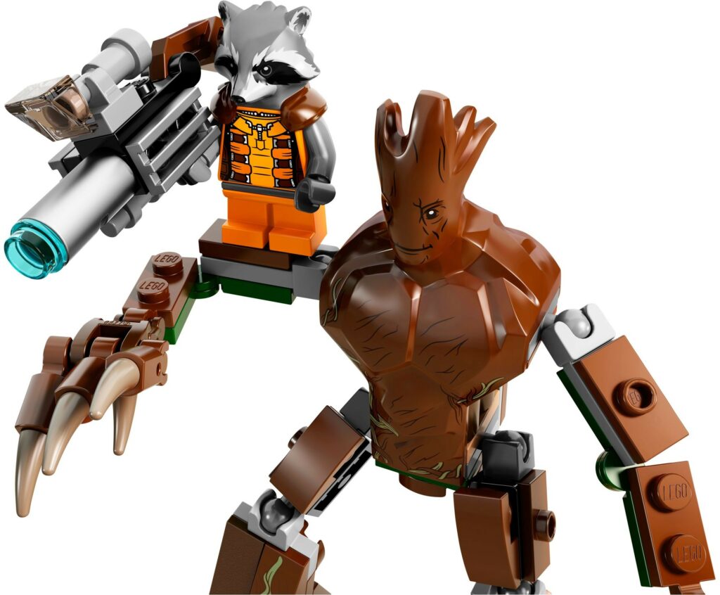The LEGO Marvel Groot figure collection continues to grow