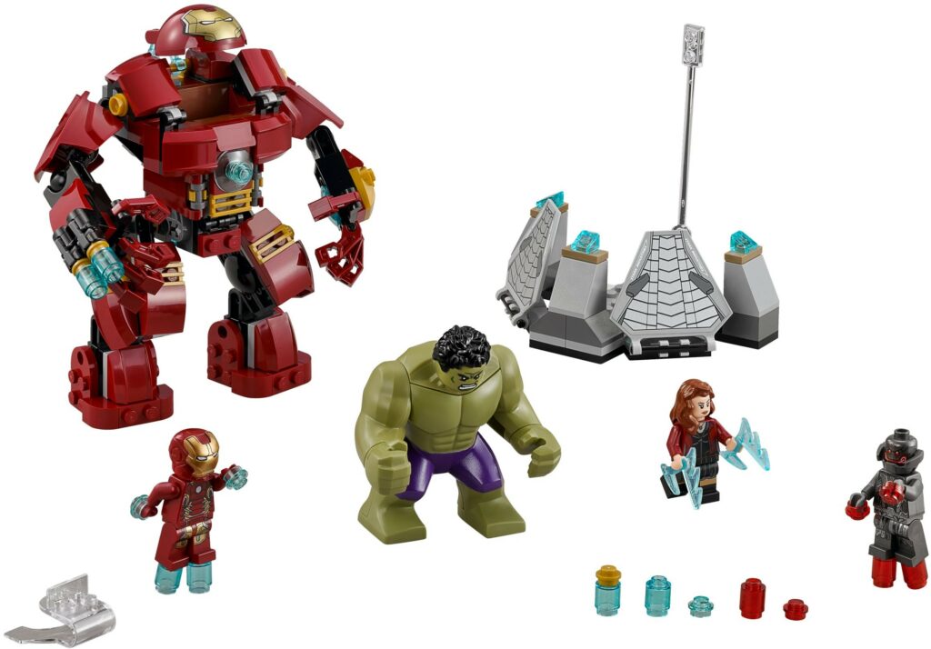 Take a look at every LEGO Marvel Hulkbuster set to date