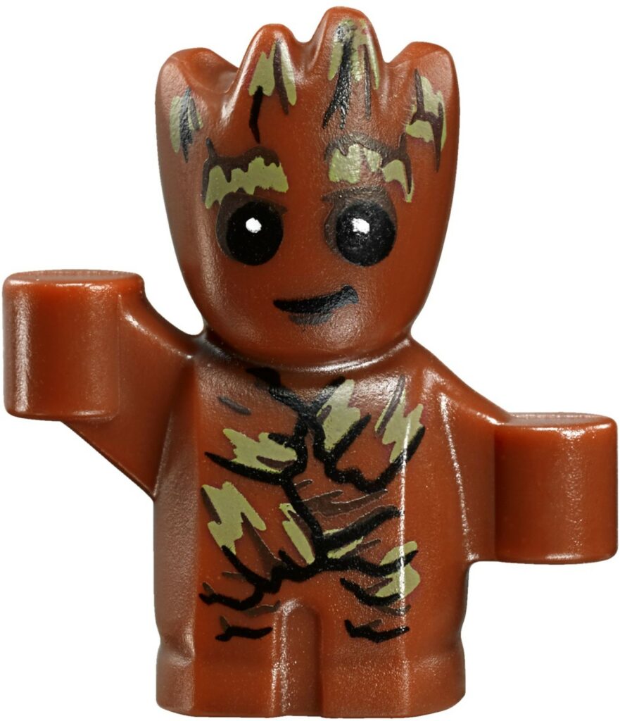The LEGO Marvel Groot figure collection continues to grow