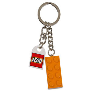 Porte clé en brique Lego® - Orange